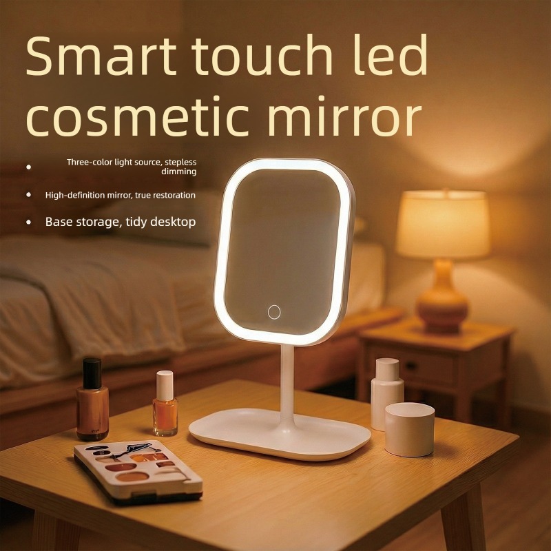 Beauty Makeup Light - Новое современное настольное зеркало с LED-подсветкой,