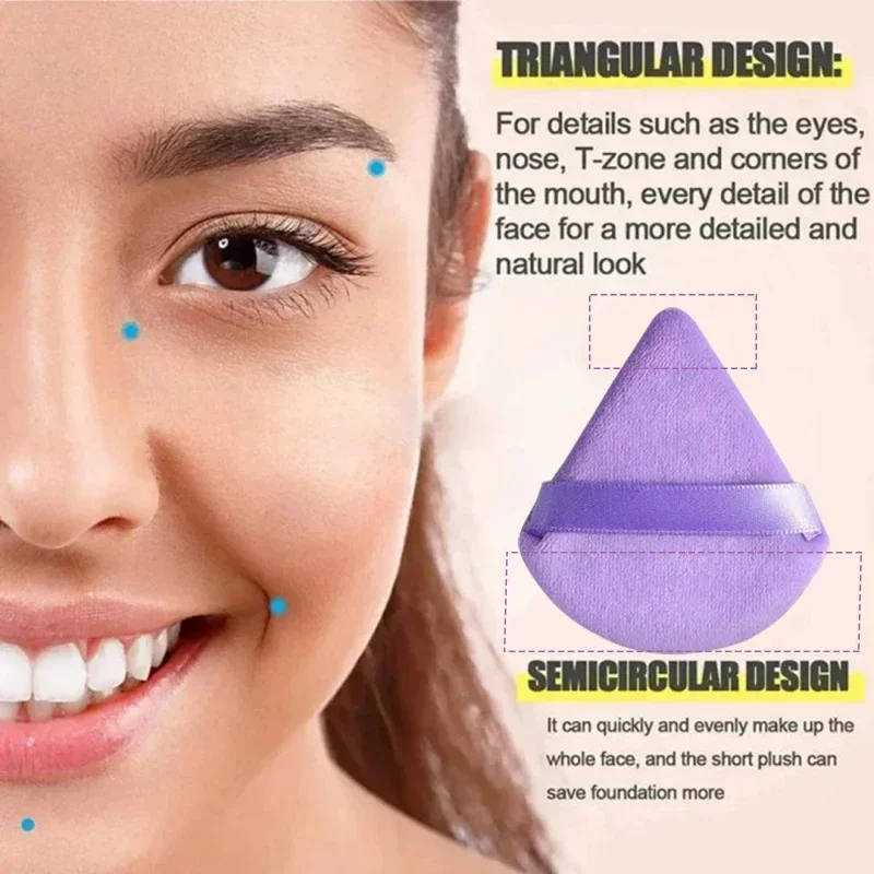 12 шт. бархатных треугольных с – обзор и цена Beauty Makeup Egg